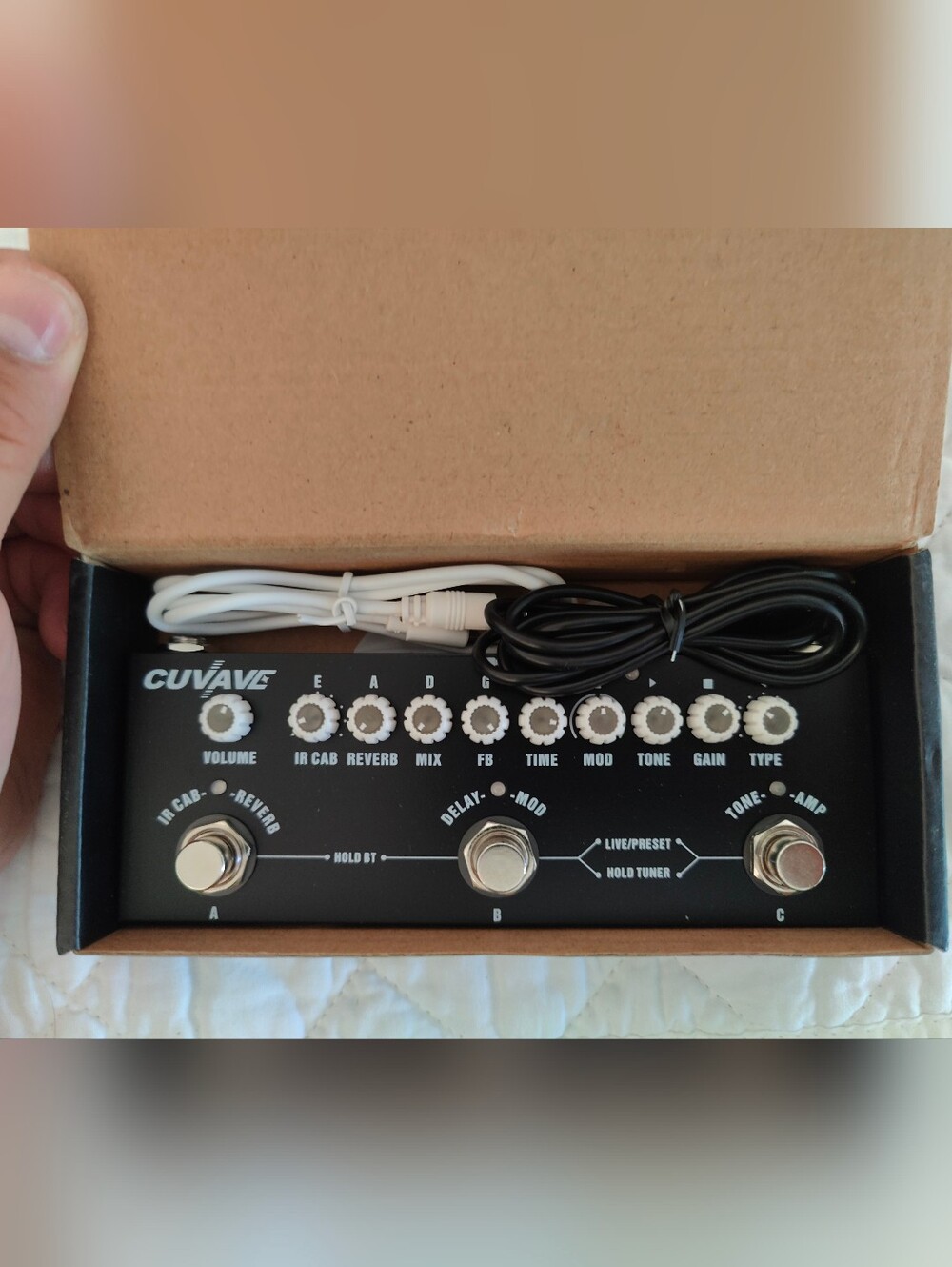 Cuvave Cube Baby portable guitar multi-effects pedal